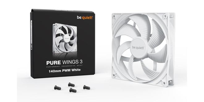 PG平台德商德静界发布PureWings3White系列：120140mm白色风扇各有两个版本(图1)