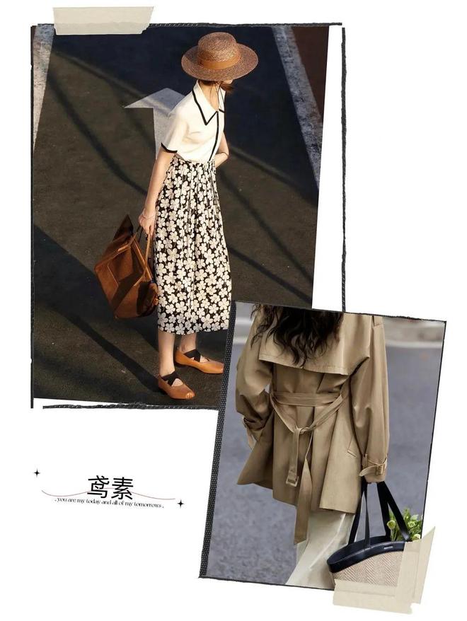 赫本经典女神款！这套小香风Polo领针织短袖文艺复古又有女人味！(图9)