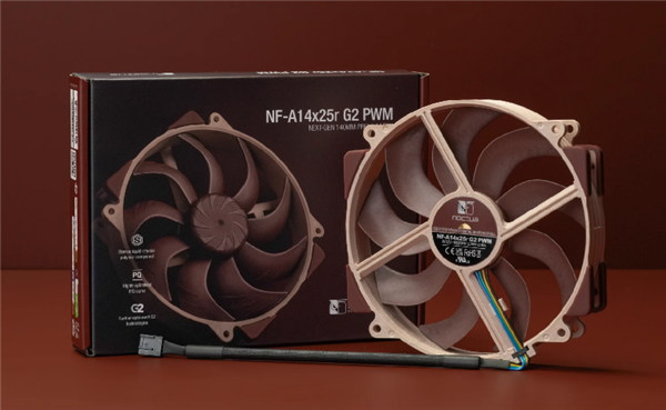 PG电子平台套装599元猫头鹰NF-A14x25rG2PWM风扇上市：最大噪音值248dB(图1)