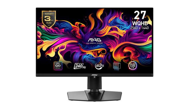 双11精选：微星27英寸2K高刷QD-OLED低至2760元