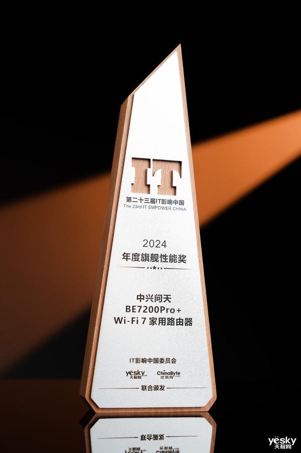 PG电子网站2024年IT影响中国：中兴问天BE7200Pro+WiFi7路由器