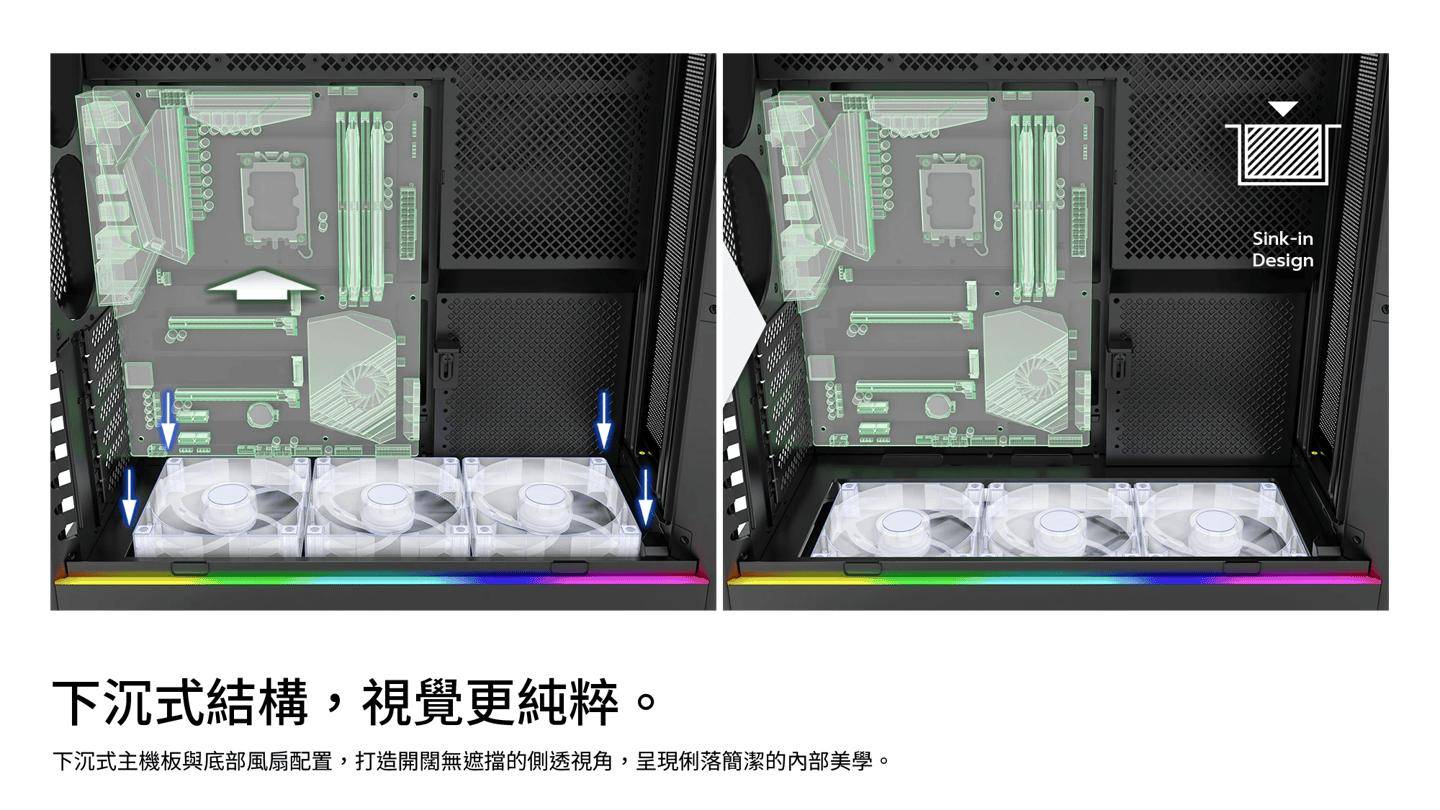 MONTECHHS01HS02机箱上市：创新翻转设计背板风扇位全面升级(图3)